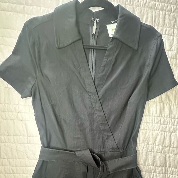 Anthropologie Maeve Collette Jumpsuit in Black Size 2 - Picture 5 of 11
